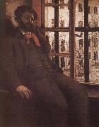 Gustave Courbet Self-Portrait painting